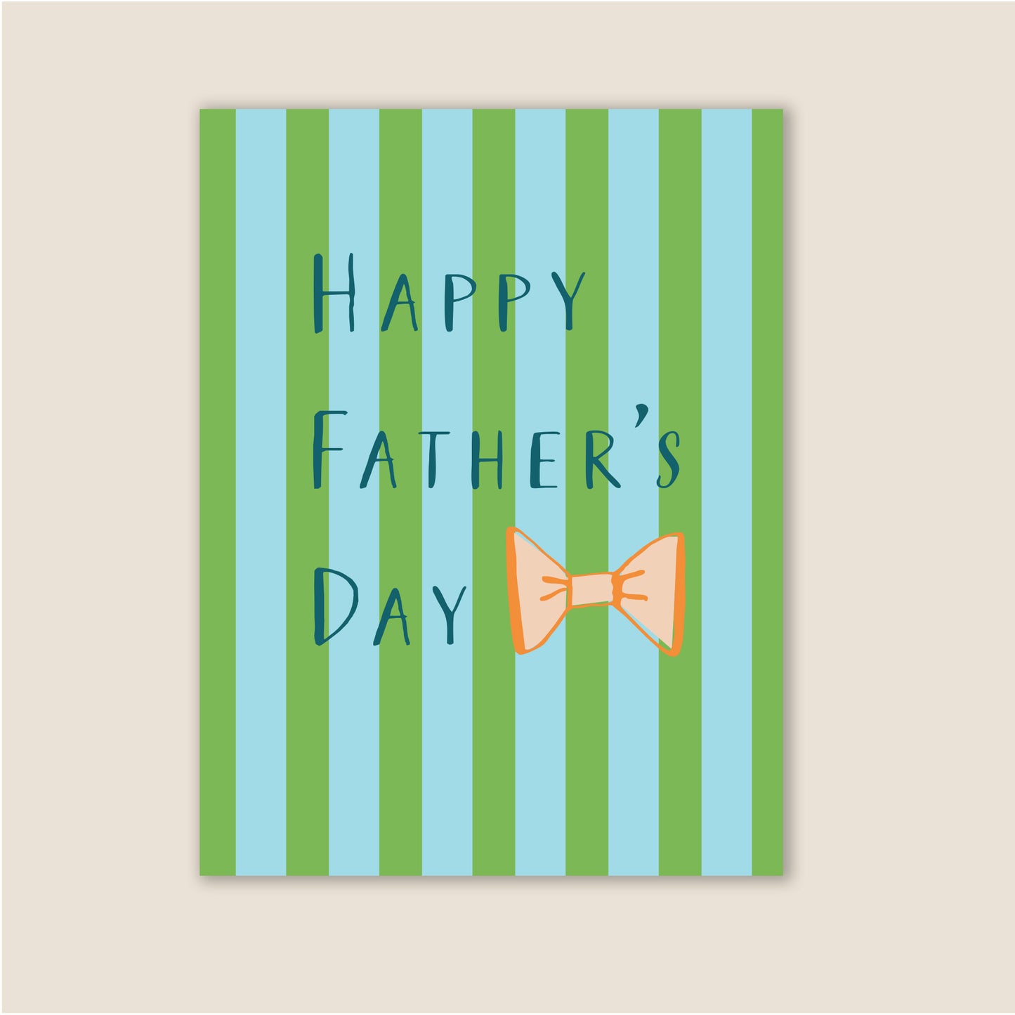 Greeting Card | Happy Father's Day Bowtie