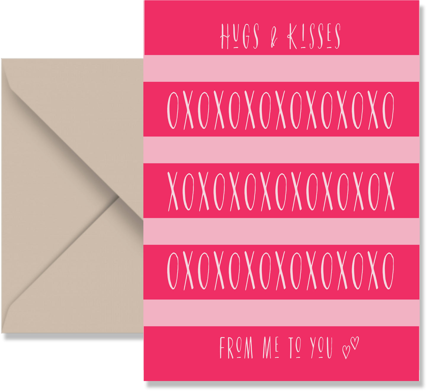 Greeting Card | Hugs & Kisses XOXO