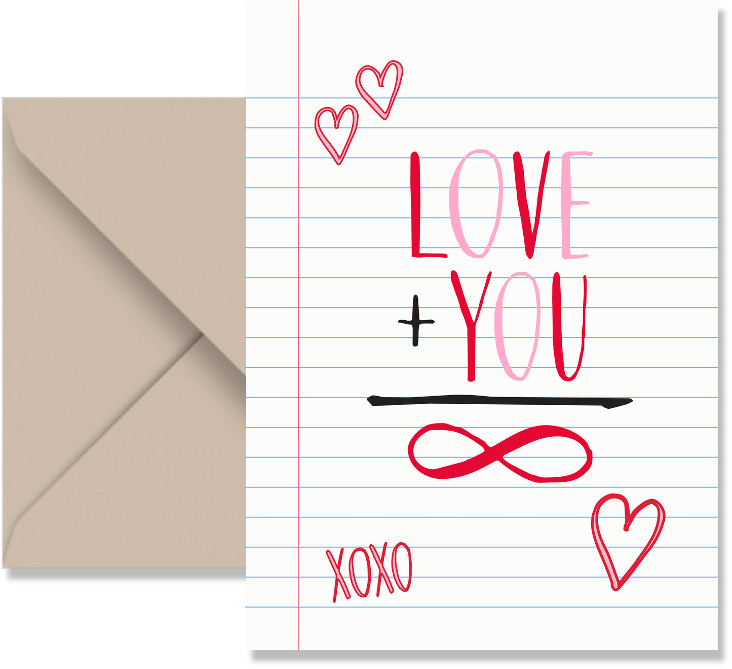 Greeting Card | Love + You = Infinity