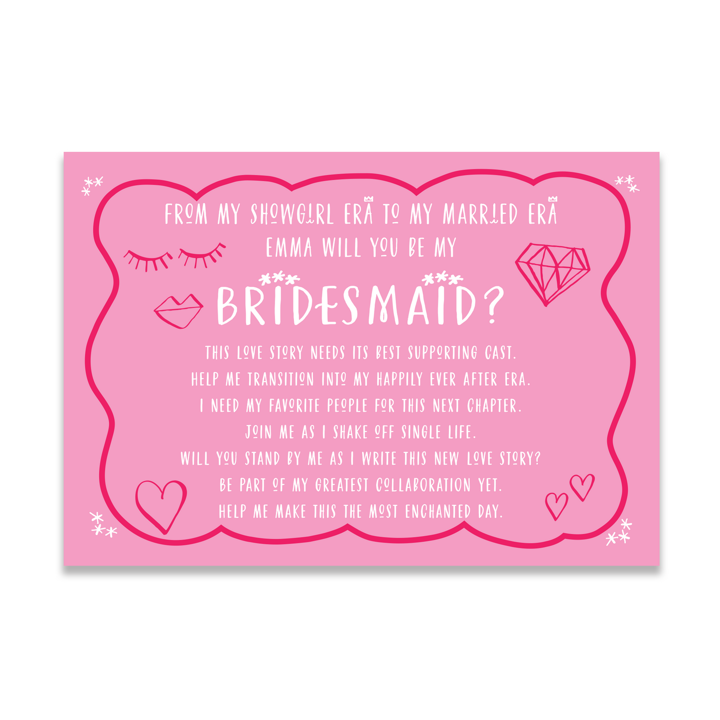 Married Era - Bridesmaid Invitation