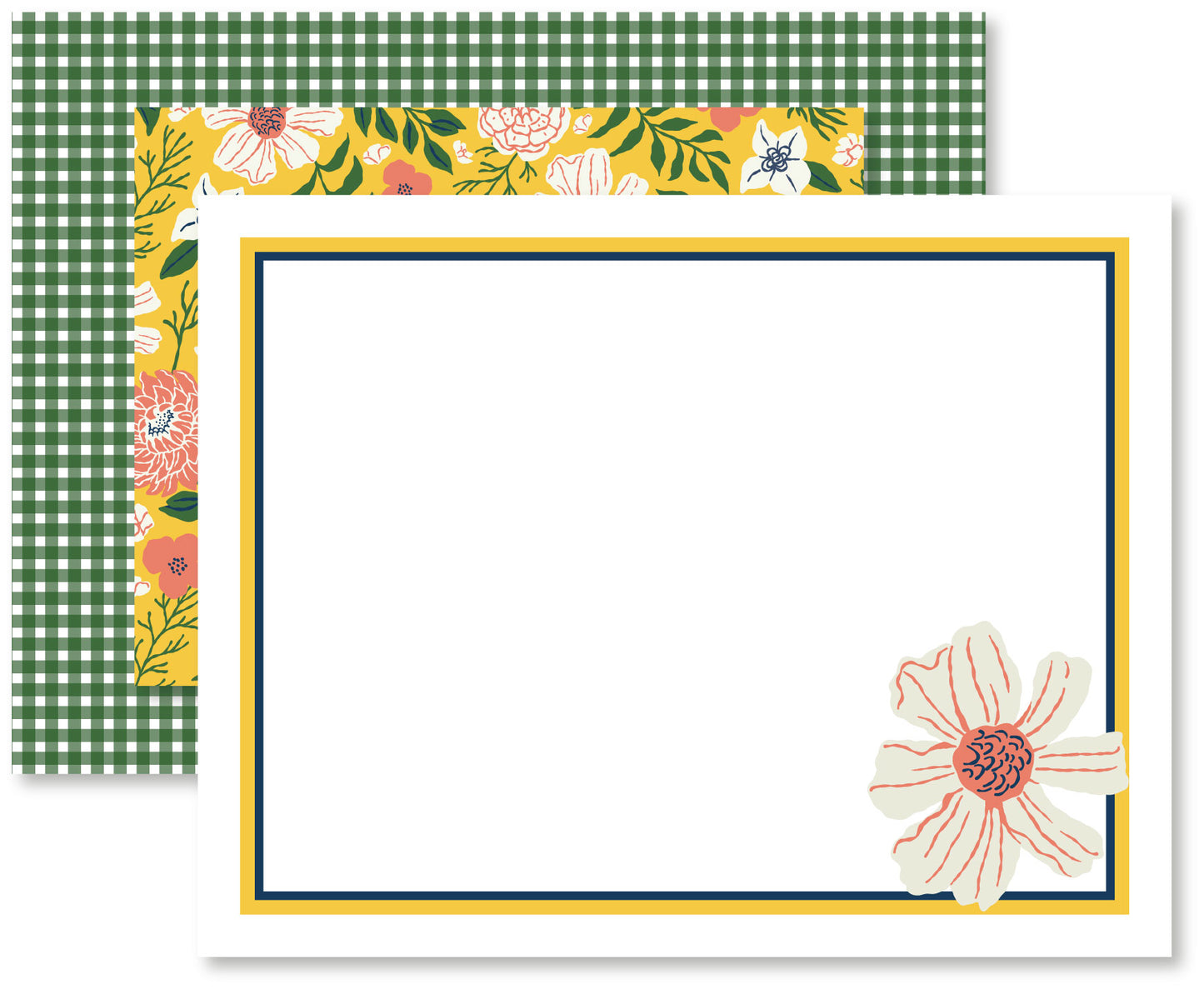 Market Day Floral Flat Note Cards