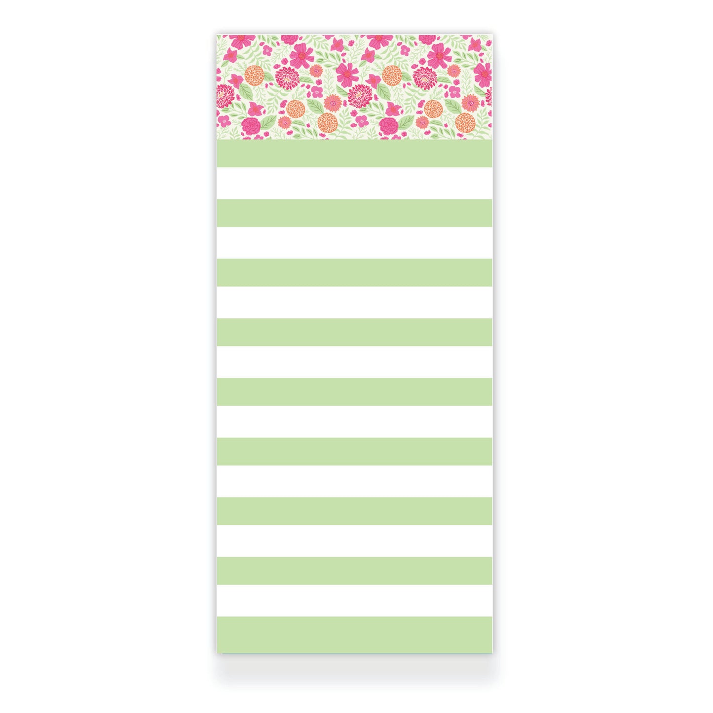 Citrus Crush Striped Notepad from Happy Yellow Paper