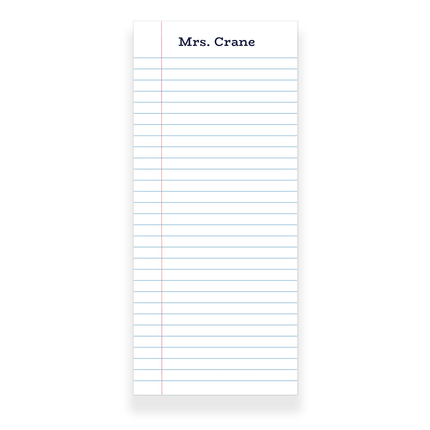 Teacher Gift: Notebook Lines Notepad | 4 Sizes
