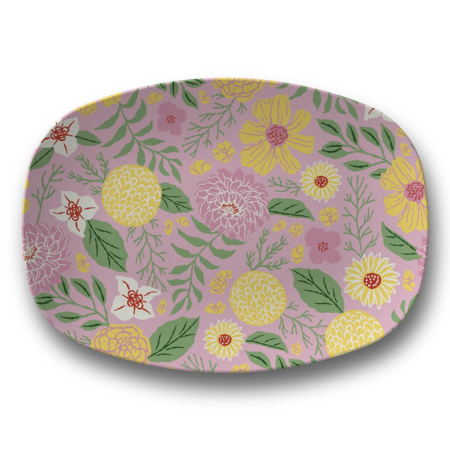 Petal Party Buttercup Blooms Serving Platter from Happy Yellow Paper