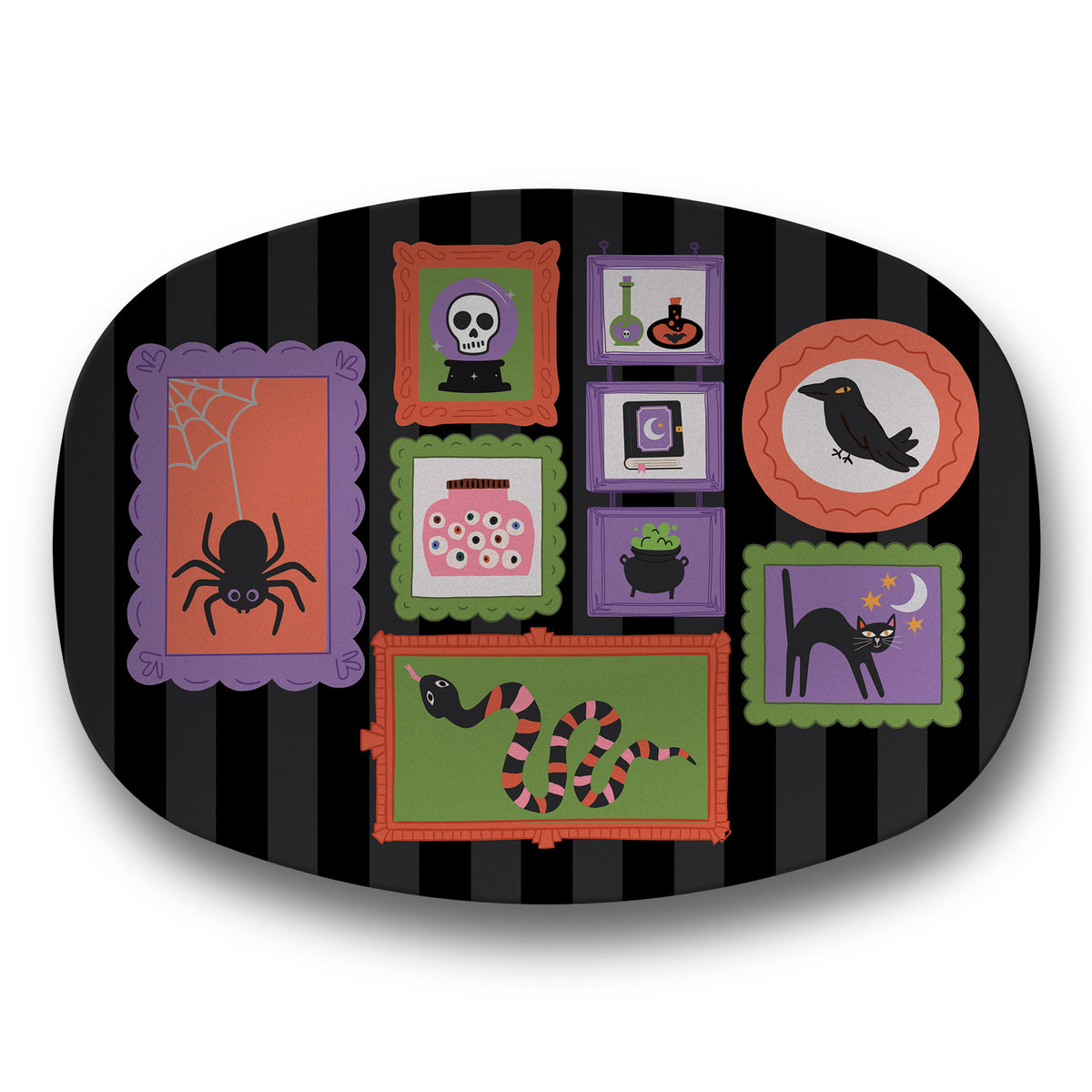 Witch's Study Halloween Apothecary Serving Platter from Happy Yellow Paper