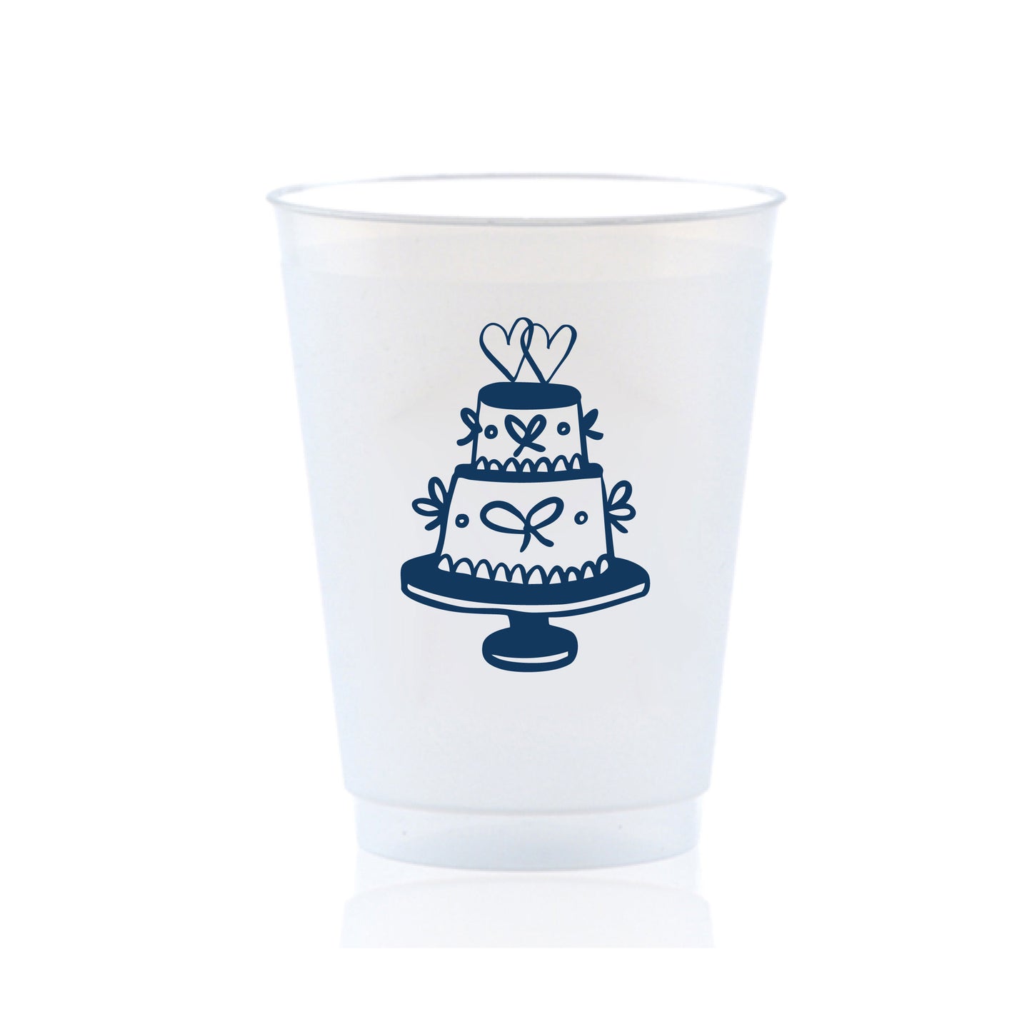 Wedding Cake Shatterproof Cups
