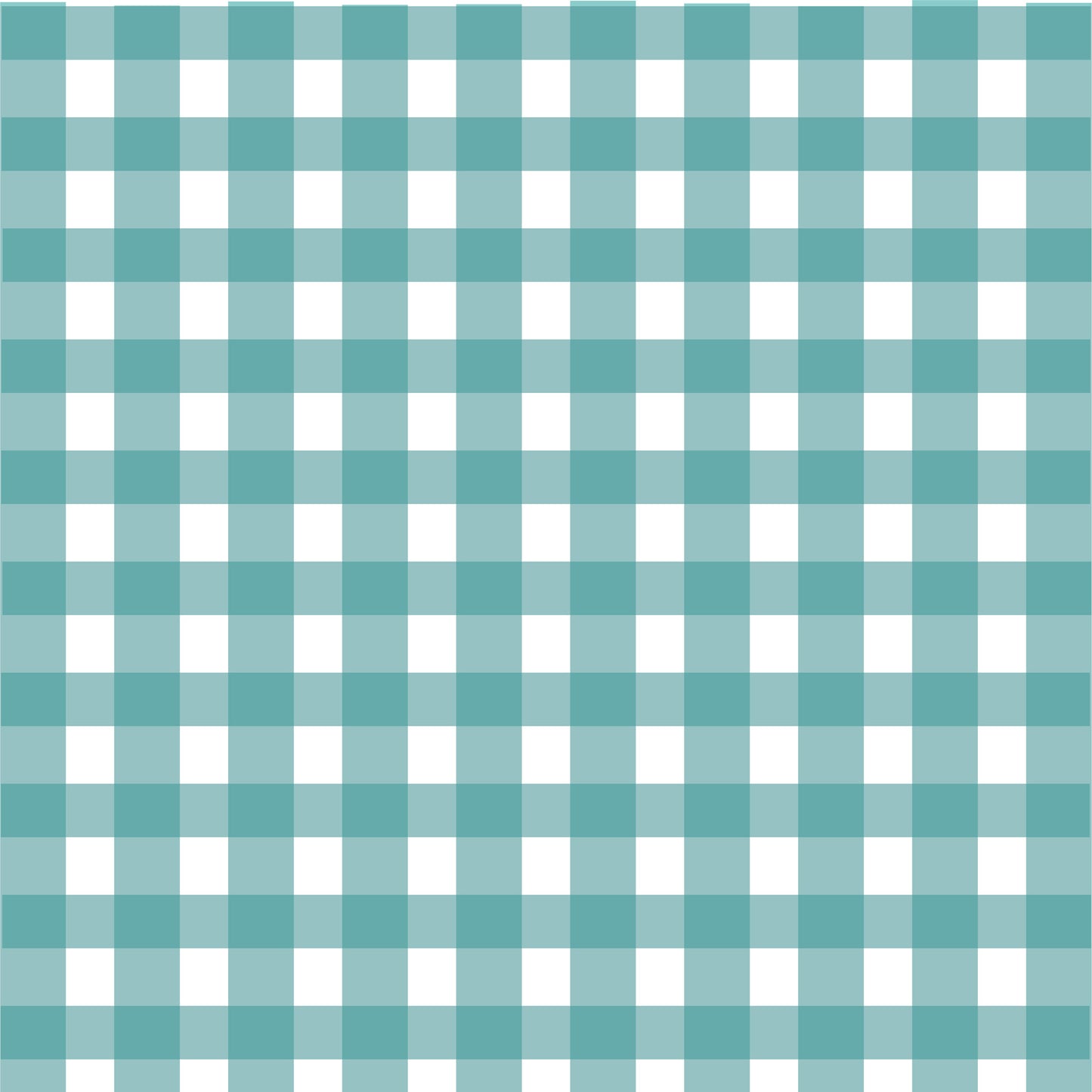 Teal Gingham Gift Wrap