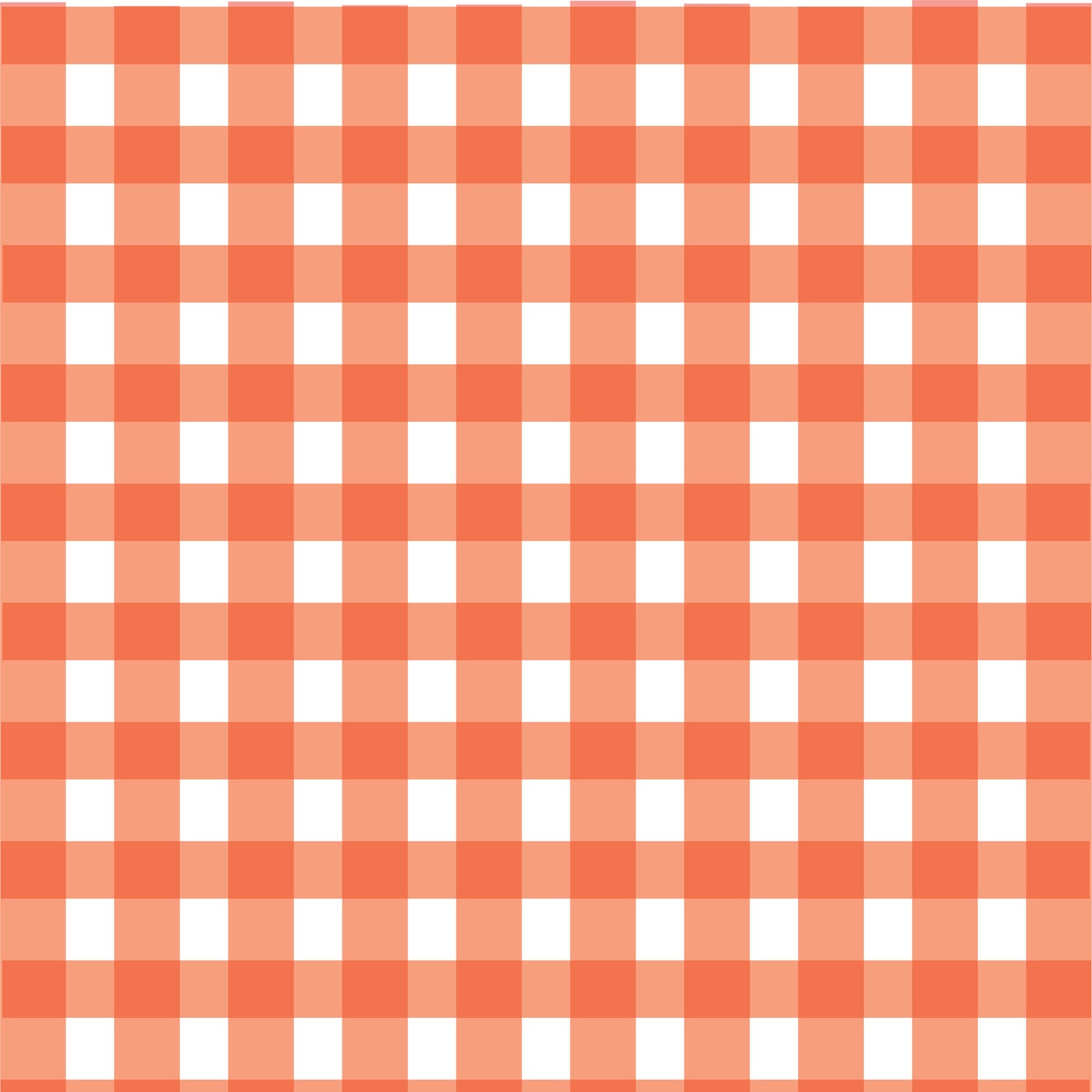 Orange Gingham Gift Wrap
