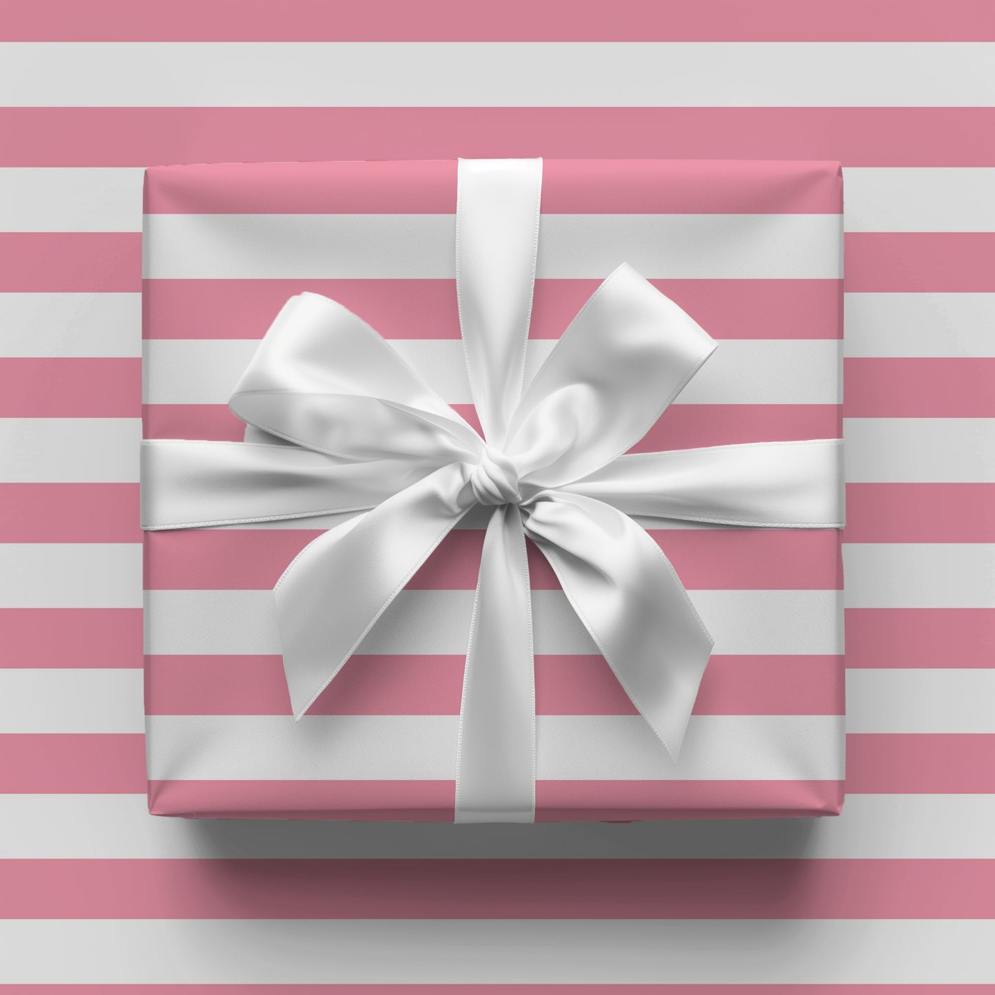 Magenta Stripes Gift Wrap