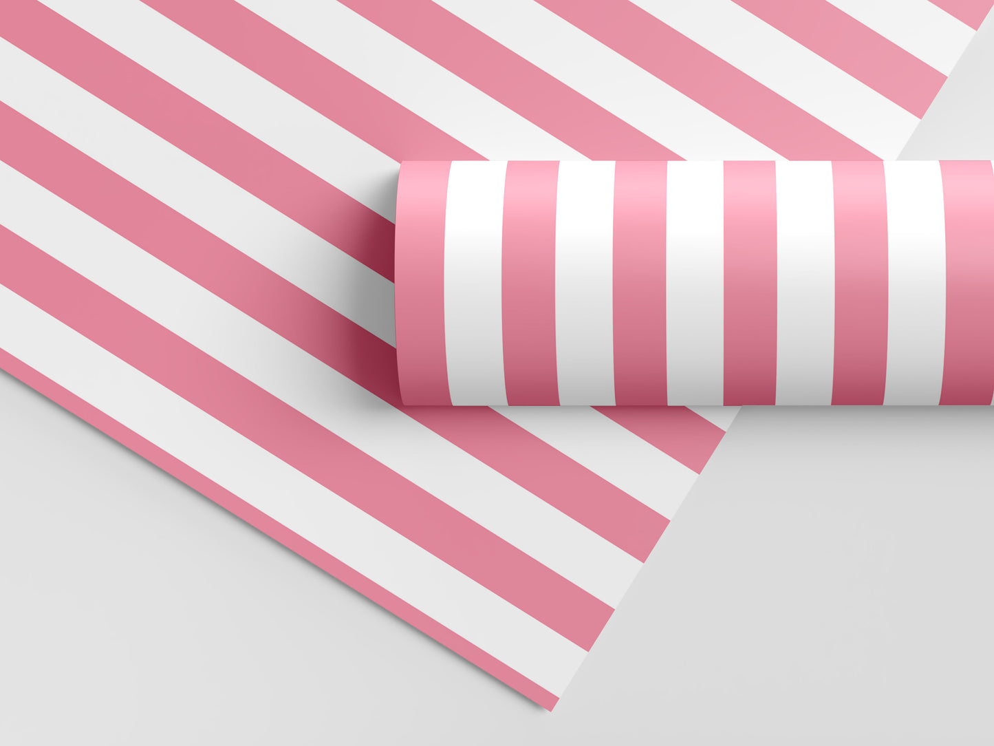 Magenta Stripes Gift Wrap