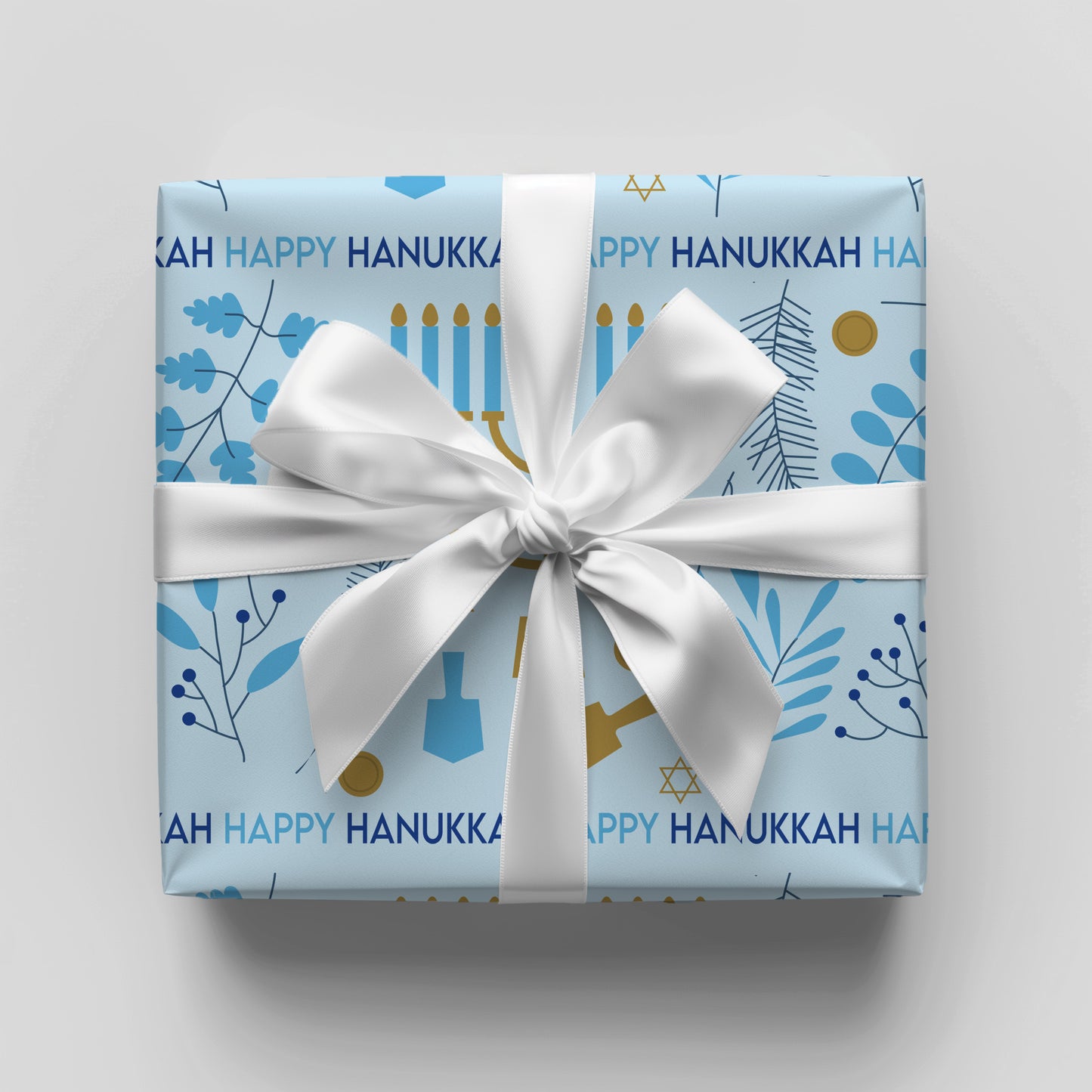 Happy Hanukkah Gift Wrap Sheets