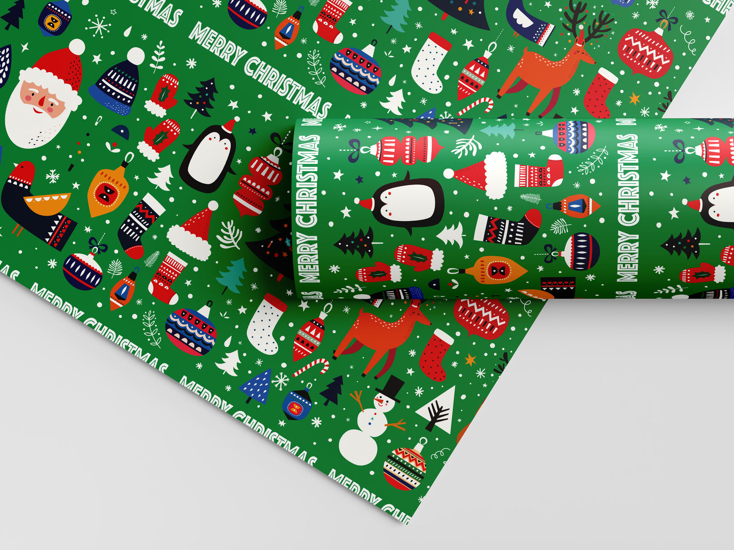 Christmas Wishes Gift Wrap Sheets
