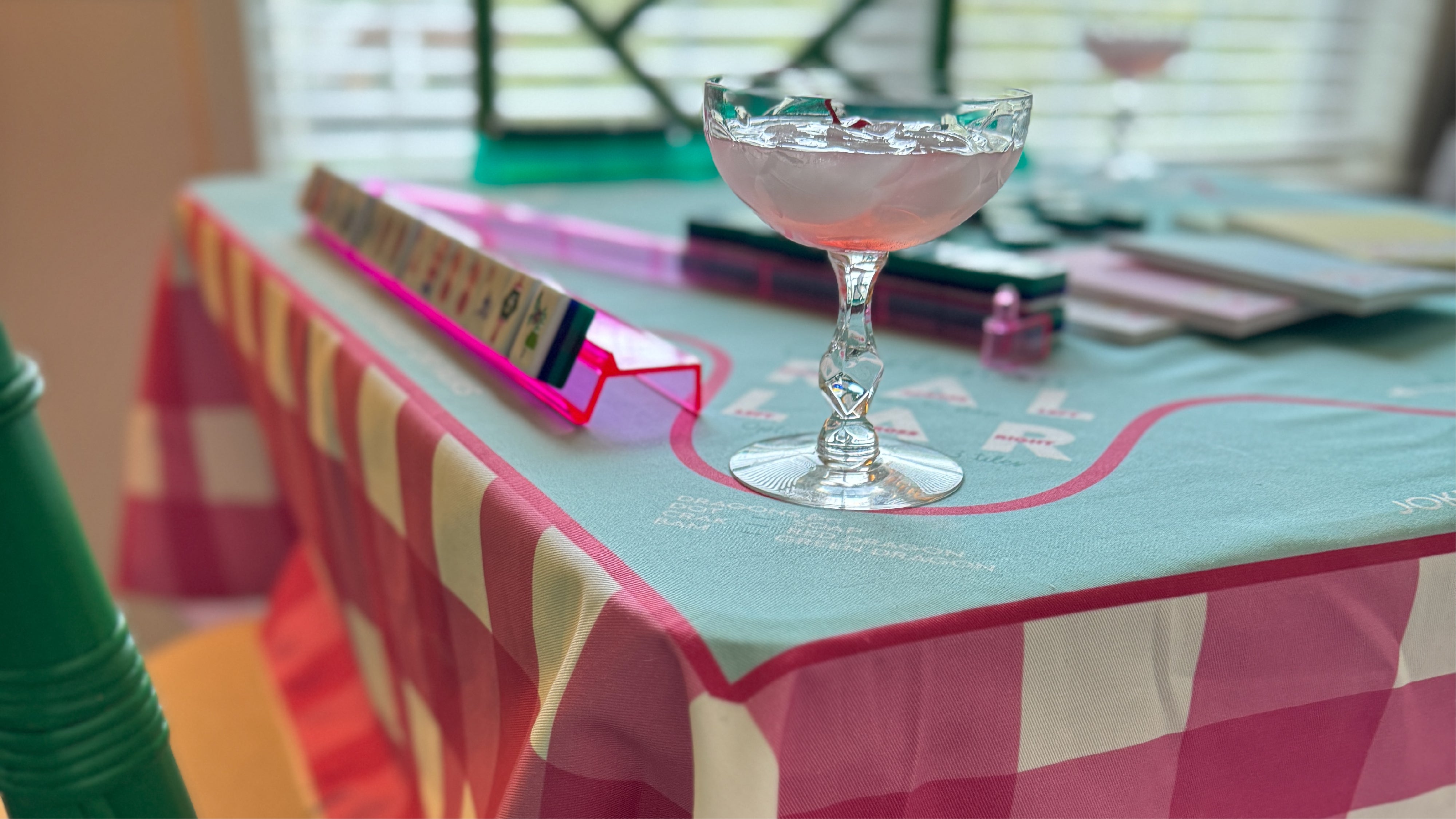 Mahjong Tablecloths | Colorful Mahjong Table Covers – Happy Yellow Paper