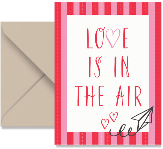 Greeting Card | Love Is In The Air