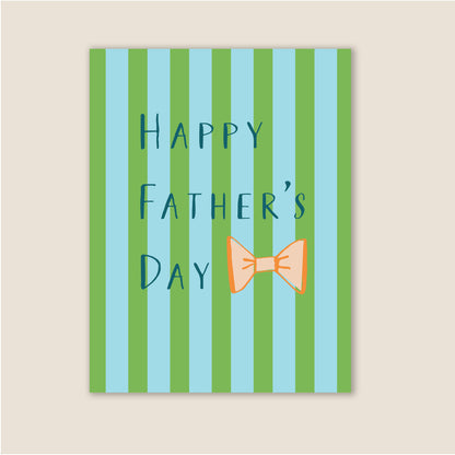 Greeting Card | Happy Father's Day Bowtie