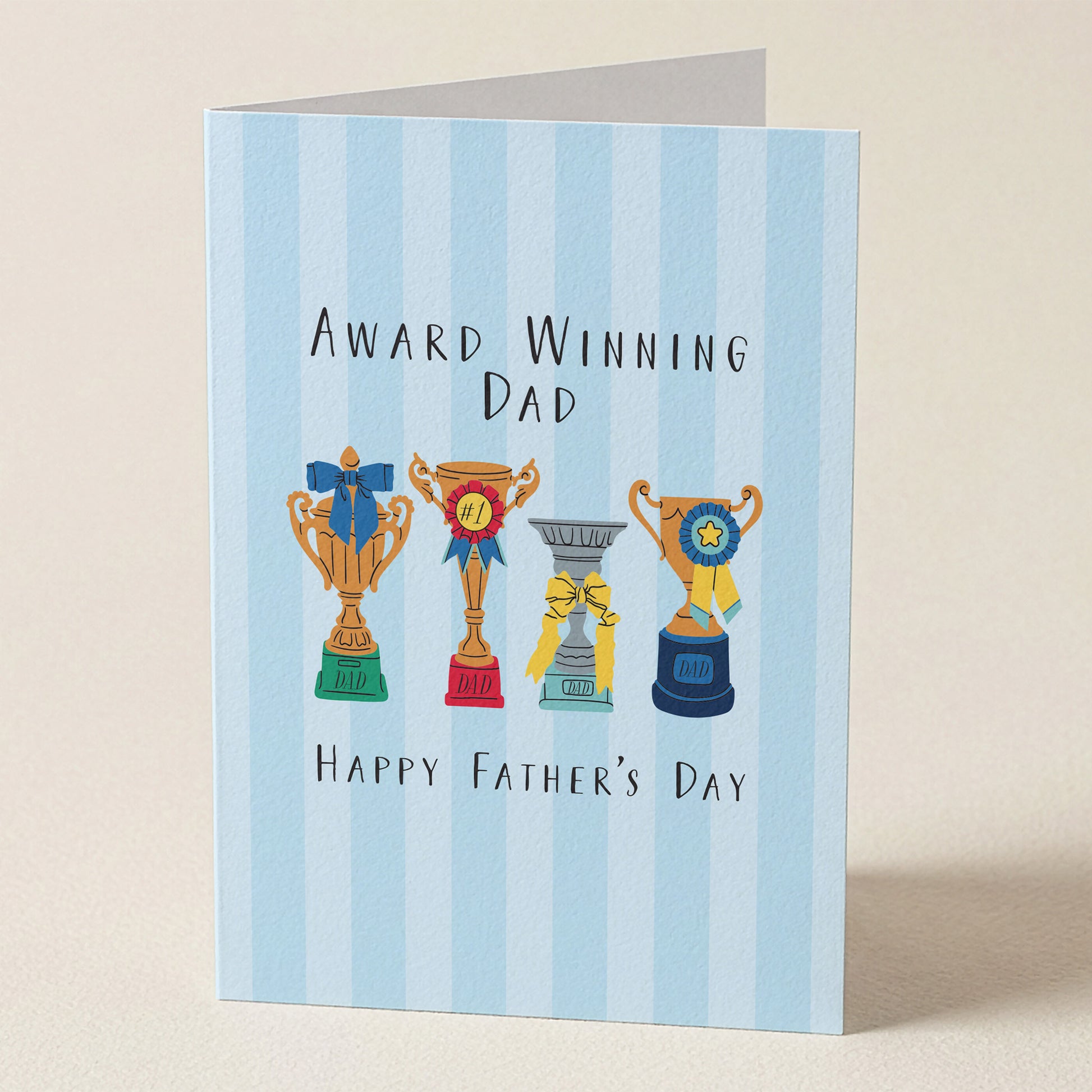 Award Winning Dad Greeting Card from Happy Yellow Paper