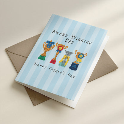 Award Winning Dad Greeting Card