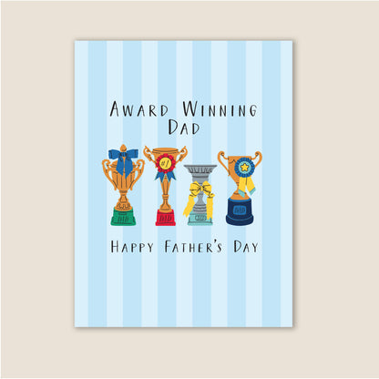Award Winning Dad Greeting Card