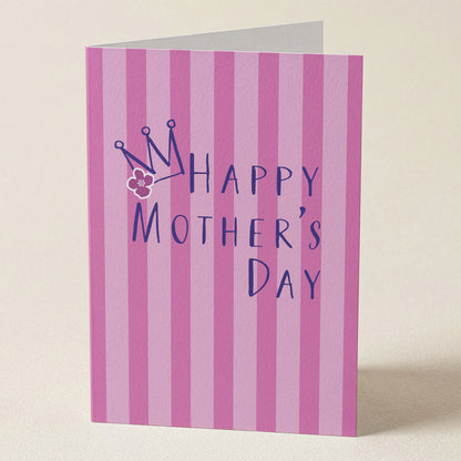 Happy Mother's Day Crown Greeting Card from Happy Yellow Paper