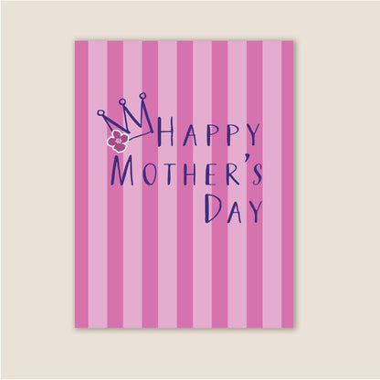 Happy Mother's Day Crown Greeting Card