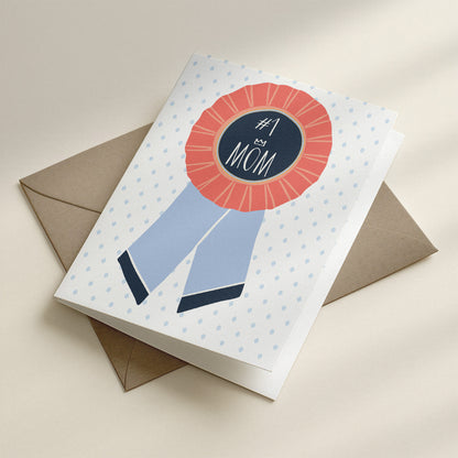 Happy Mother's Day #1 Mom Greeting Card