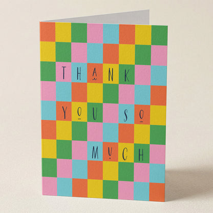 Thank You So Much Greeting Card from Happy Yellow Paper