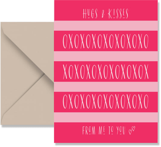 Greeting Card | Hugs & Kisses XOXO