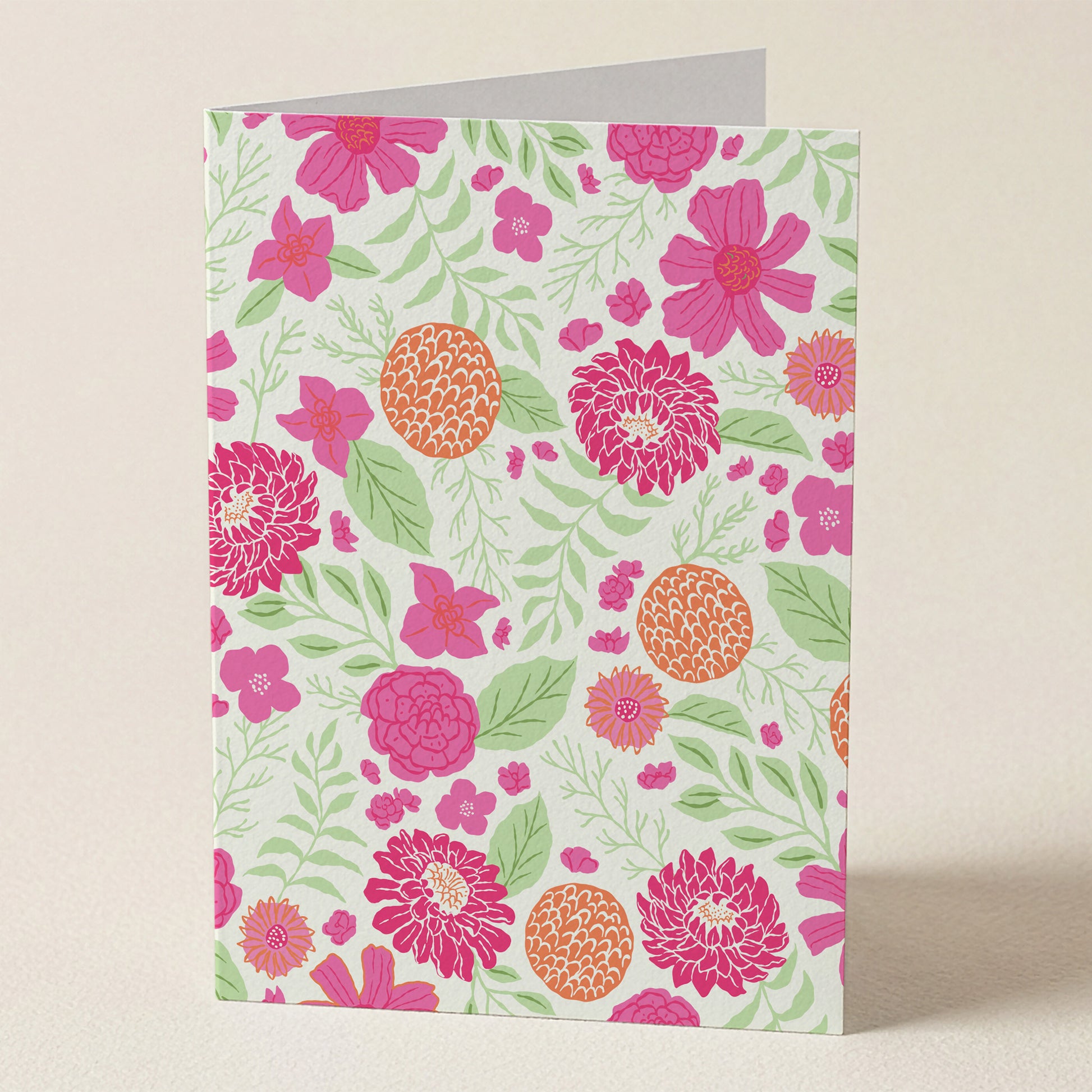 Floral Blank Card Citrus Crush Greeting Card from Happy Yellow Paper