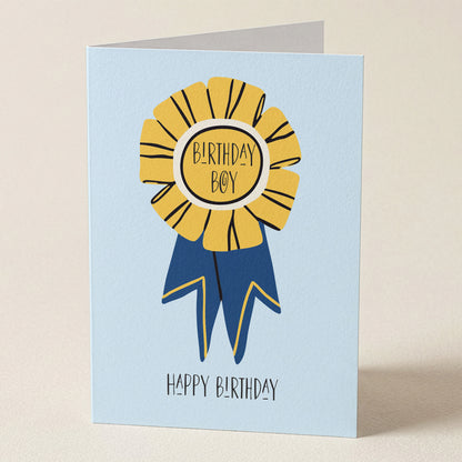 Birthday Boy Greeting Card from Happy Yellow Paper
