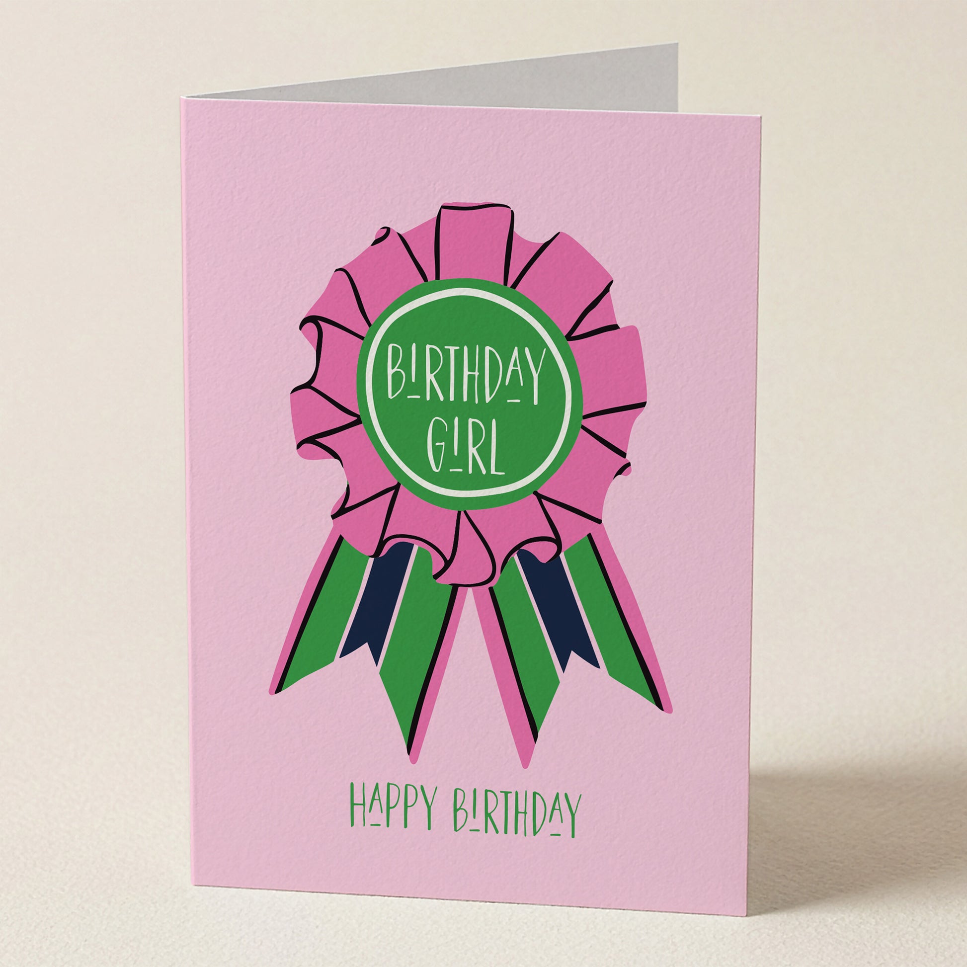 Birthday Girl Greeting Card from Happy Yellow Paper