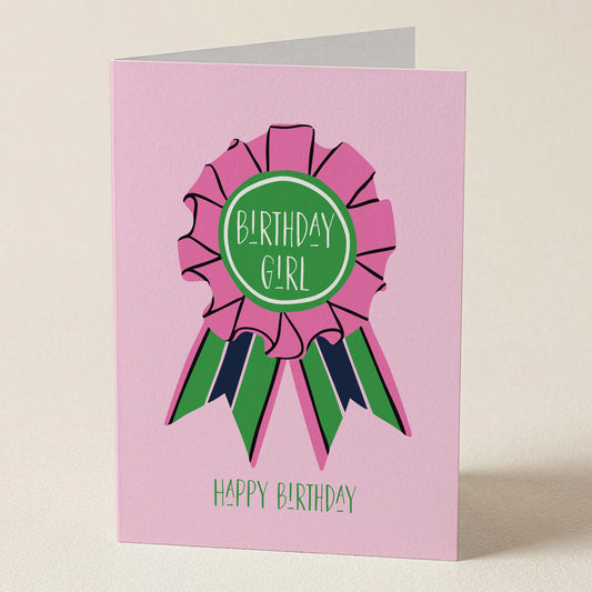 Birthday Girl Greeting Card from Happy Yellow Paper