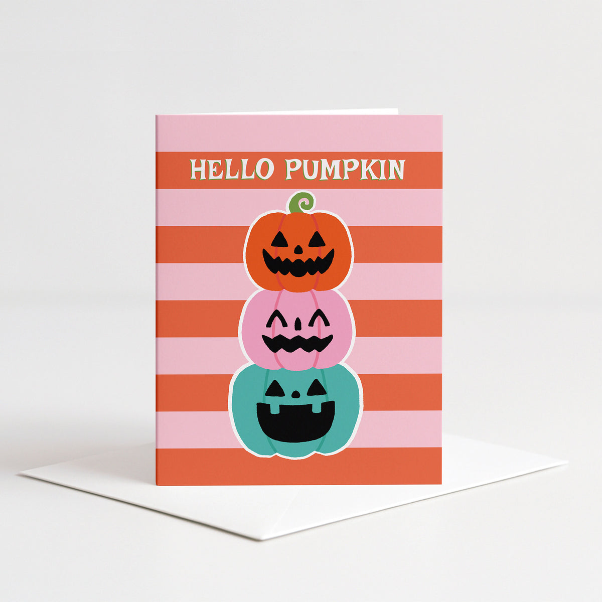 Hello Pumpkin Greeting Card from Happy Yellow Paper