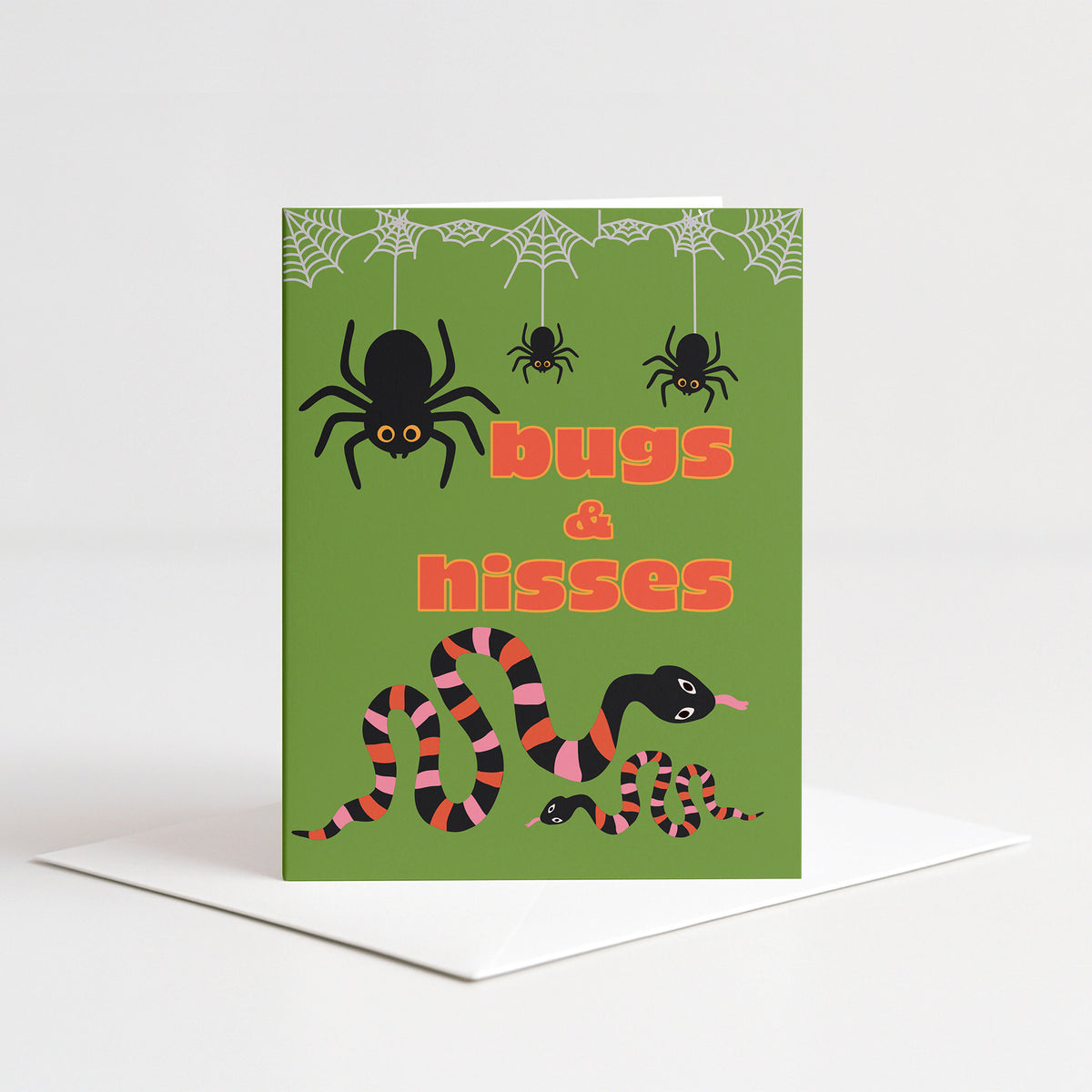Bugs and Hisses Greeting Card from Happy Yellow Paper