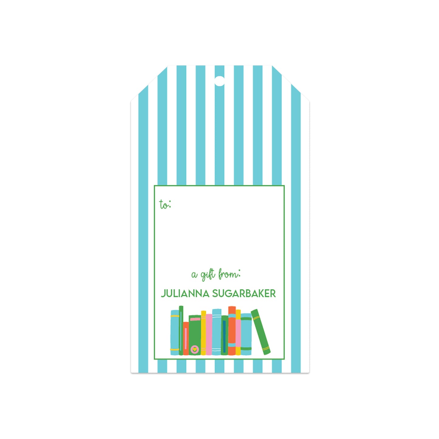 Book Club: Personalized Gift Tags - Customizable and Full Color from Happy Yellow Paper