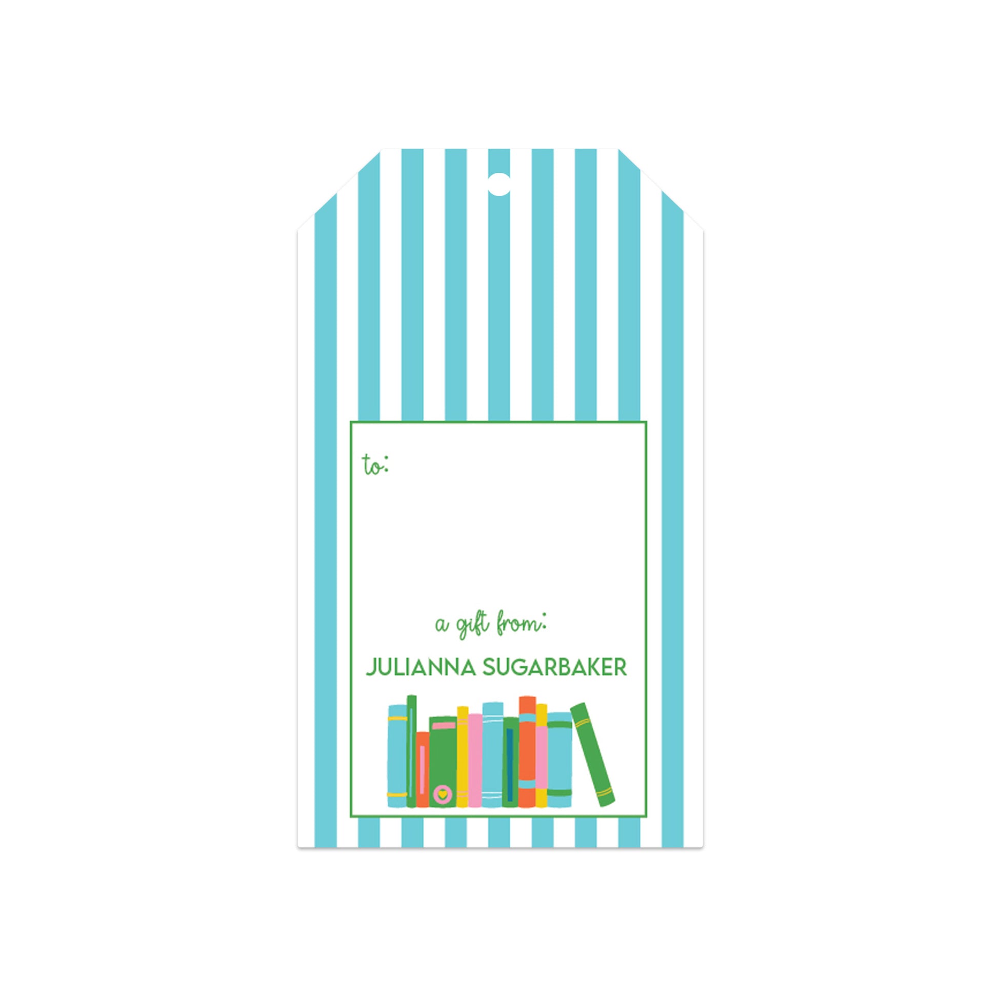 Book Club: Personalized Gift Tags - Customizable and Full Color from Happy Yellow Paper