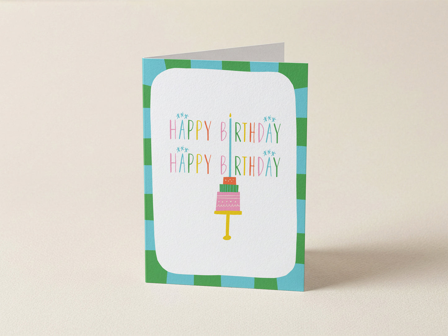 Happy Birthday Greeting Card from Happy Yellow Paper
