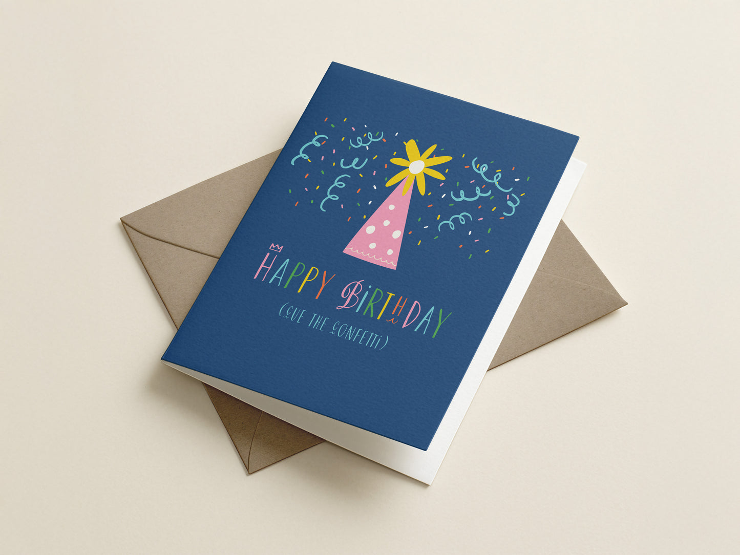 Greeting Card | Happy Birthday Cue The Confetti