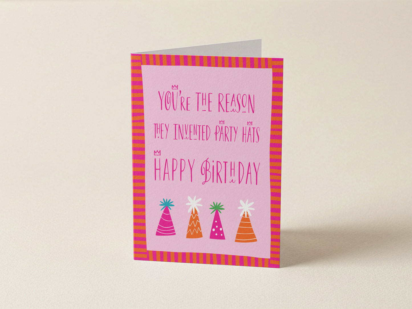 Greeting Card | Happy Birthday Party Hats