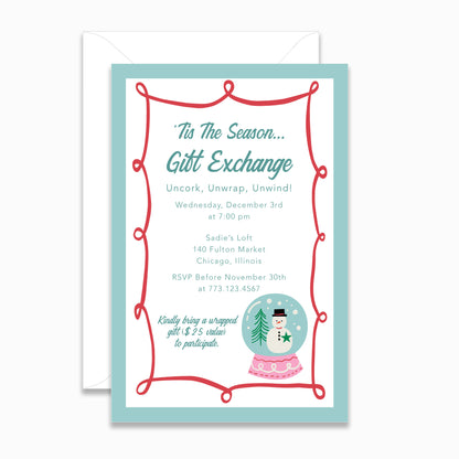 Snow Globe Invitation