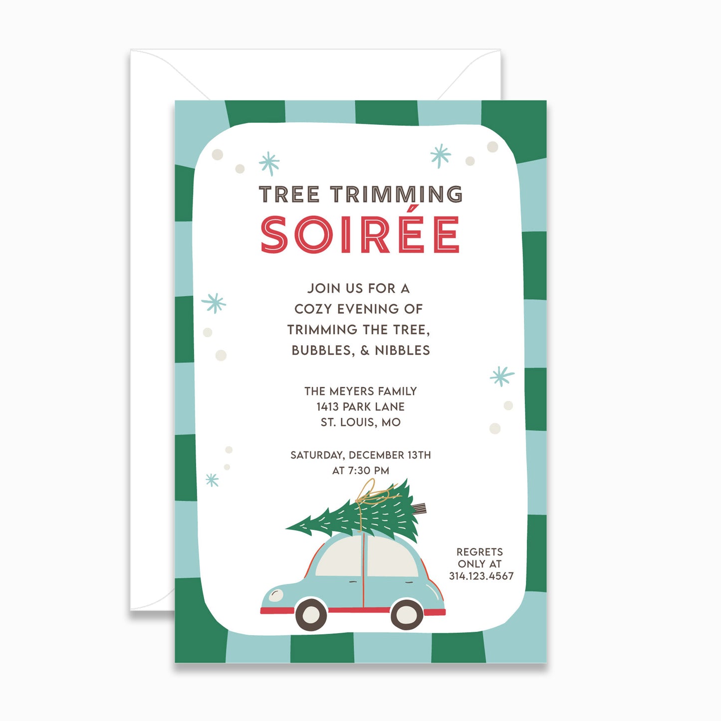 Oh Christmas Tree Invitation