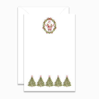 Santa Wreath Invitation