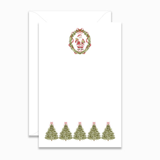 Santa Wreath Invitation