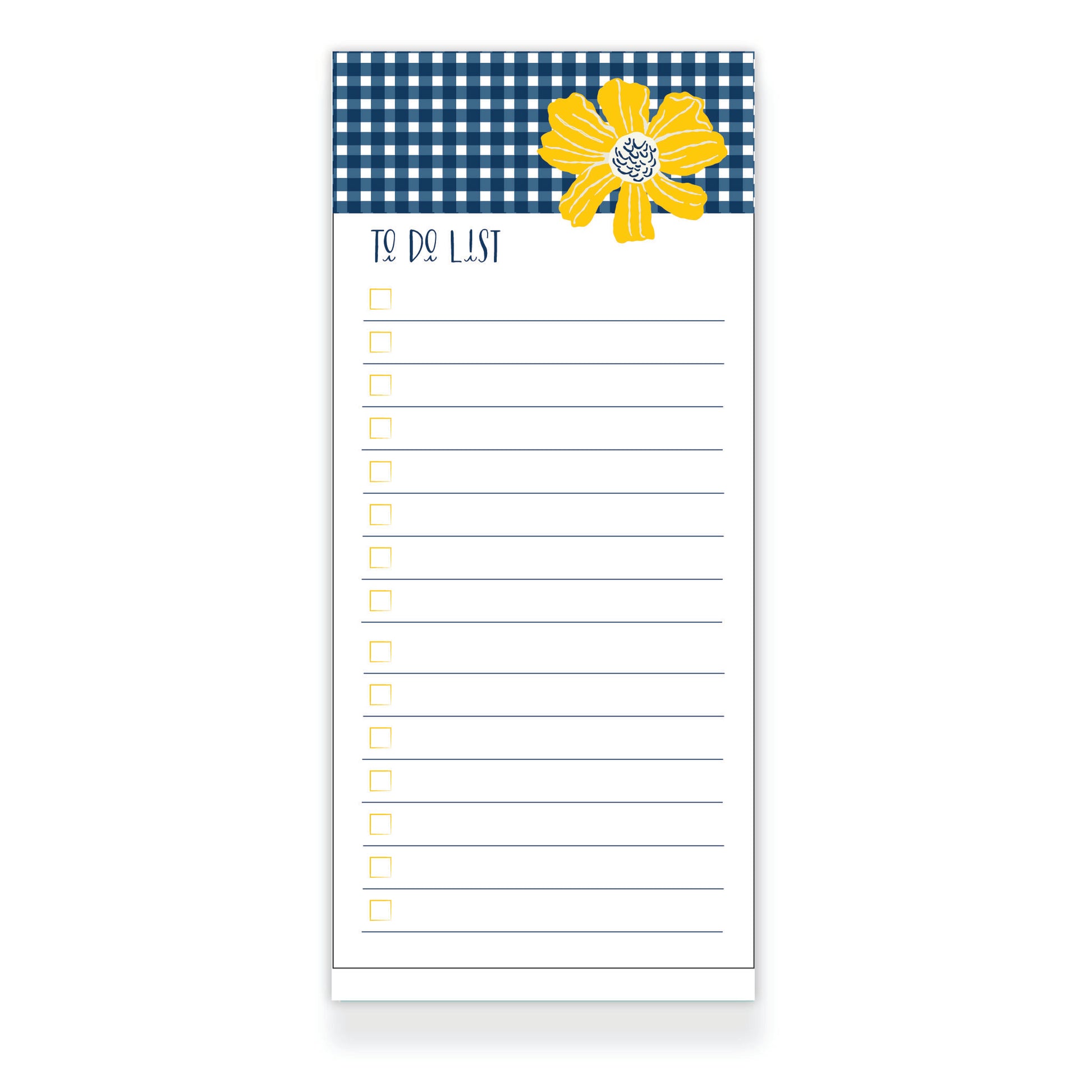 Seaside Garden To Do List Notepad from Happy Yellow Paper