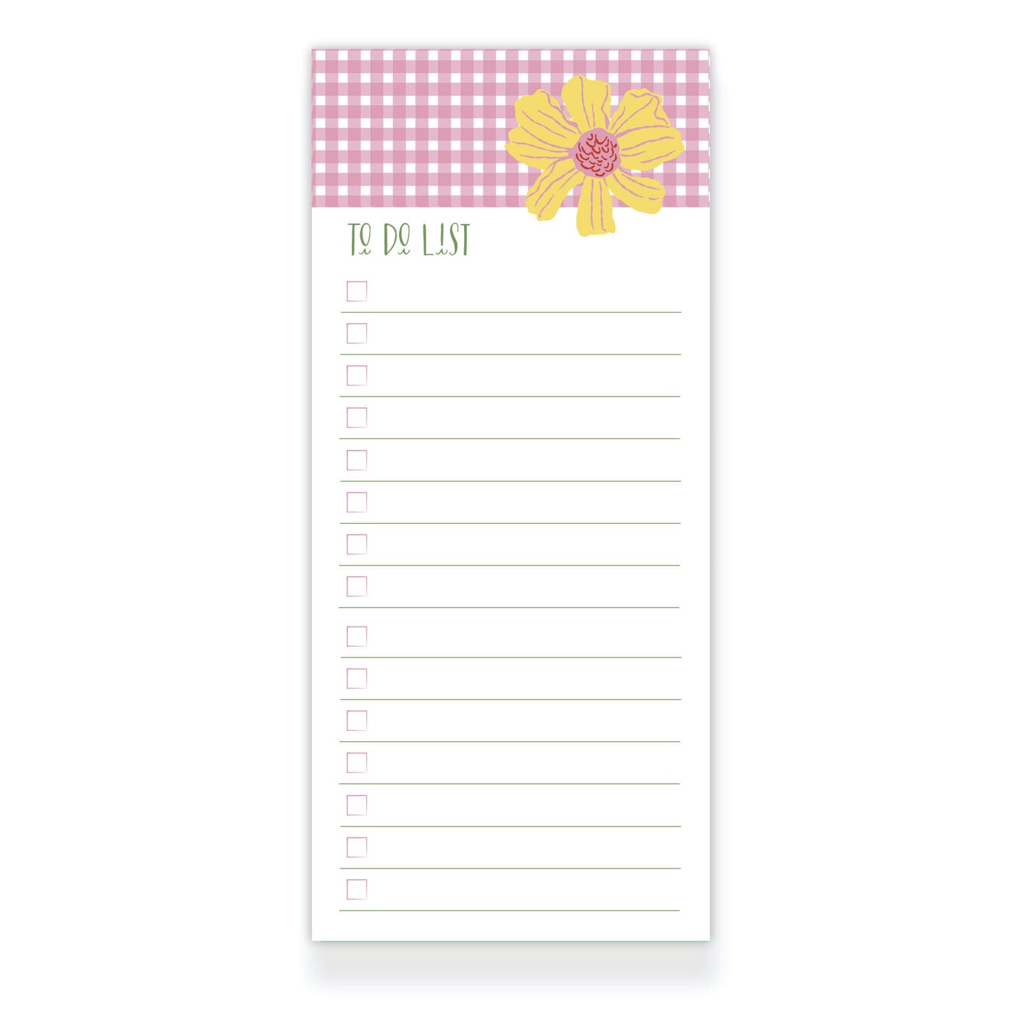 Buttercup Blooms To Do List Notepad from Happy Yellow Paper