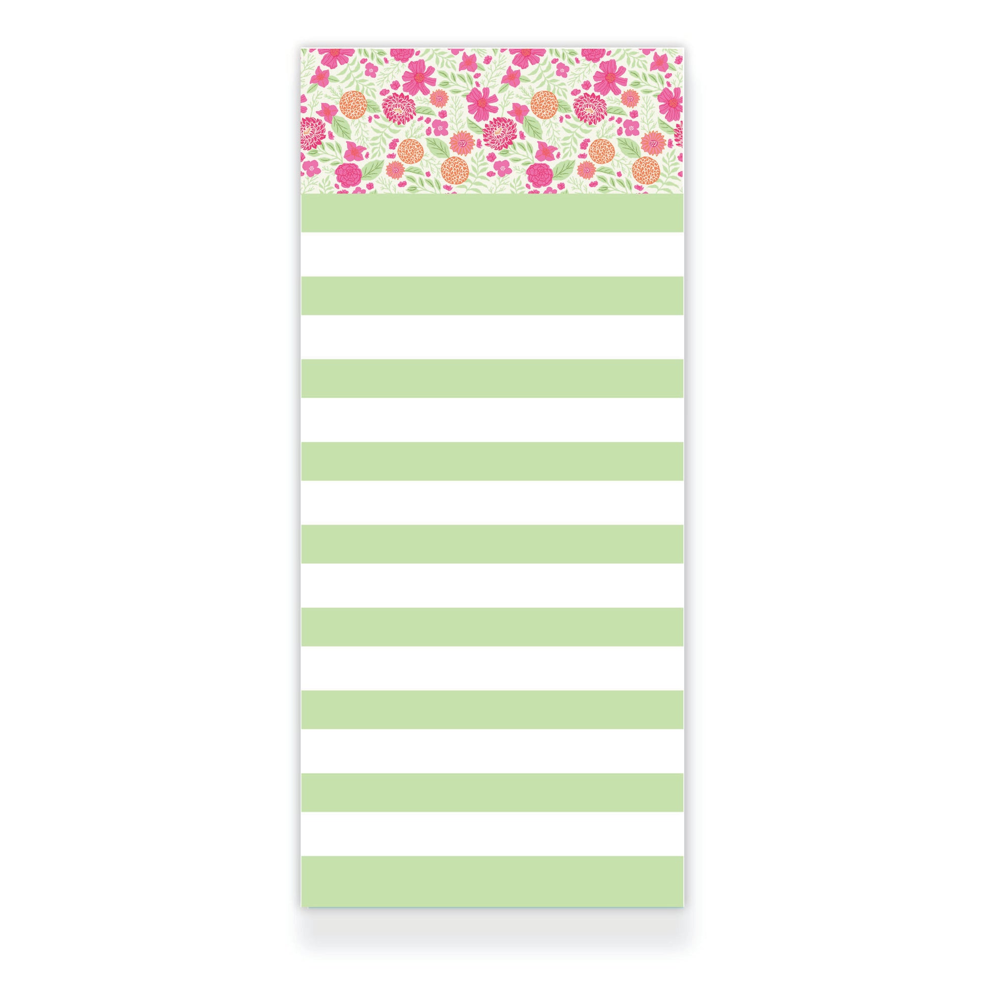 Citrus Crush Striped Notepad from Happy Yellow Paper