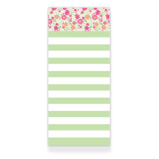 Citrus Crush Striped Notepad from Happy Yellow Paper
