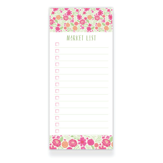 Citrus Crush Market List Notepad from Happy Yellow Paper