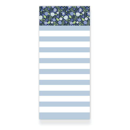 Midnight Garden Striped Notepad from Happy Yellow Paper