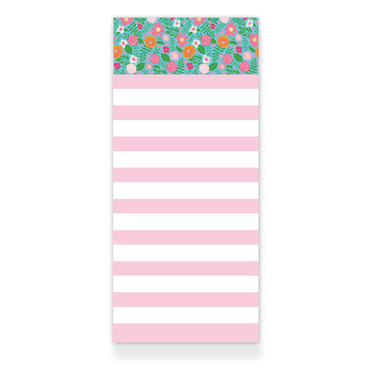 Tropical Party Striped Notepad from Happy Yellow Paper