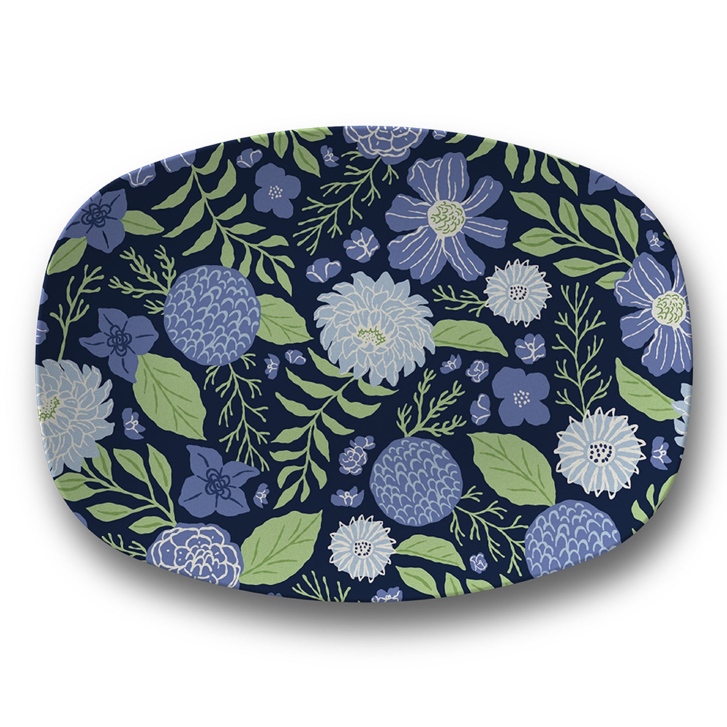 Petal Party Midnight Garden Serving Platter from Happy Yellow Paper